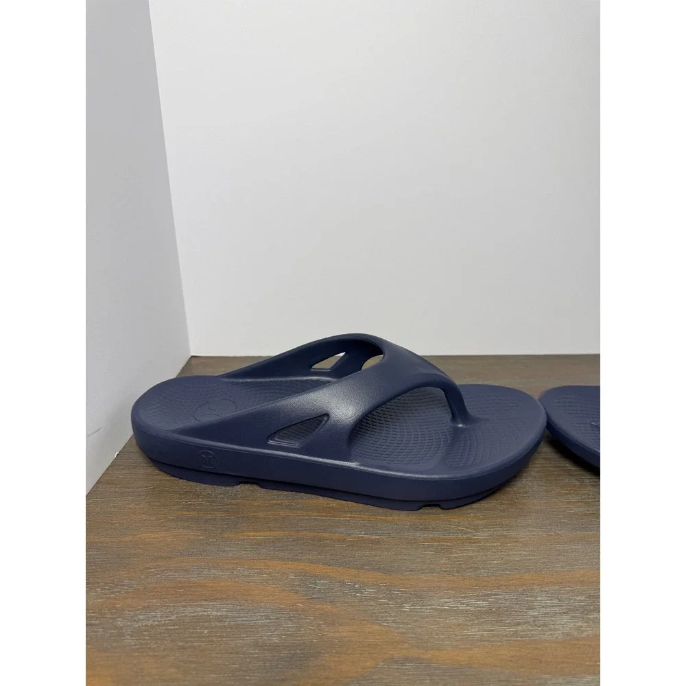 Hurley Injection Flip Flops Navy Comfort Thong Slides Pool‎ Beach Men's 10